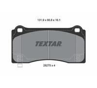 TEXTAR 2627501 Brake pad set