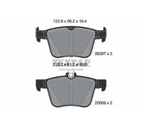 TEXTAR 2628701 Brake pad set
