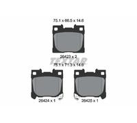 TEXTAR 2642301 Brake pad set