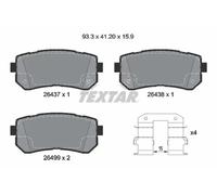 Brake pads 2643701 TEXTAR