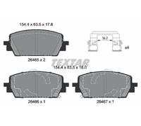 Brake pads 2646501 TEXTAR for KIA HYUNDAI GENESIS