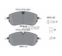 BRAKE PAD SET DISC BRAKE 2651001 FOR LAND ROVER DISCOVERY/SPORT/VAN RANGE 1.5L