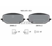 Brake Pads Set Front Textar 2658801 1695249780 155255431 1647880280 SU001B4150