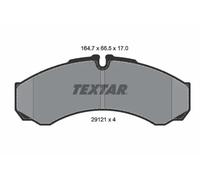 Textar Front Brake Pads fits Iveco Daily Renault Mascott Master Pro 2912111