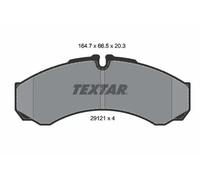 For Iveco Genuine OE Textar Brake Pads Full Set Of 4 Front / Rear 2912112
