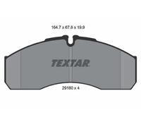 Brake pads 2916002 TEXTAR for RENAULT TRUCKS IVECO NISSAN RENAULT