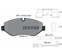 Brake pads 2919202 TEXTAR for MERCEDES-BENZ VW