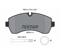 TEXTAR 2920006 Brake pad set