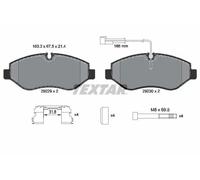 TEXTAR 2922902 Brake pad set