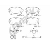 Brake pads 29232 00 703 00 BRECK for IVECO DAILY IV Platform/Chassis DAILY V Van