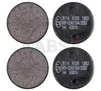 BRAKE PAD SET DISC PARKING BRAKE 36114 FOR CITROËN 2/CV/AKZ/Van MEHARI GS 0.6L
