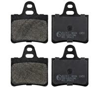 ABS All Brake Systems Brake pad set 36129/1 Rear disc brake - Fits Citroën Xantia/XM