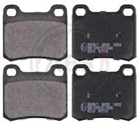 ABS All Brake Systems - Brake Pad Set 36498/1 - Disc Brake for Mercedes-Benz 190/124 E-Class 2.3L