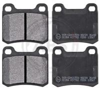 BRAKE PAD SET DISC BRAKE 36498 FOR MERCEDES-BENZ 190/Sedan M 102.910 1.8L 4cyl
