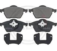 ABS All Brake Systems Brake Pad Set 36898 - Front - for Audi VW Ford Seat Skoda