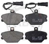 Brake pads 37001 A.B.S. for FSO POLONEZ III POLONEZ III Saloon