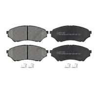 Brake pads 37200 A.B.S. for MITSUBISHI SHOGUN PININ I