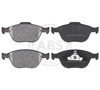 A.B.S. Brake pad set 37349 without integrated wear sensor FORD: FIESTA 5, Focus Mk1 Hatchback, Transit Connect Mk1 Van
