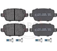 ABS All Brake Systems Brake Pad Set 37561 - Disc Brake, Fits Land Rover Ford Volvo