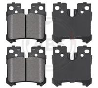 ABS All Brake Systems Rear Brake Pad Set 37653 - Fits Lexus LS 04466-0W010 (17-21)