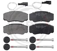 Brake pads 37666 A.B.S. for NISSAN RENAULT TRUCKS