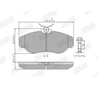 New Brake Pad Set, disc brake for LAND ROVER:DISCOVERY II,RANGE ROVER II