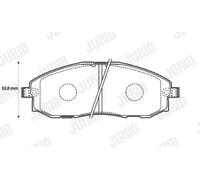 JURID 572442J Brake pad set