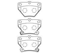 JURID 572450J Brake pad set