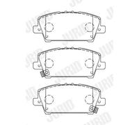 JURID 572579J Brake pad set