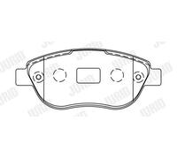 New Brake Pad Set, disc brake for CITROËN PEUGEOT:207,307,C3 I,C4 I,1007