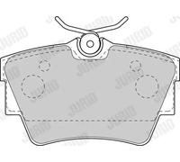 Jurid Brake Pad Set 573059J – Rear Disc Brake Fits Nissan Interstar Vauxhall Vivaro Renault Trafic