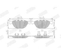 JURID 573150J Brake pad set