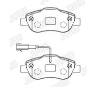 JURID 573266J Brake pad set