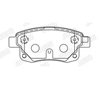 JURID 573277J Brake pad set