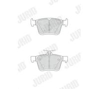 Brake pads 573409J JURID for SEAT VW AUDI SKODA