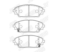 BRAKE PAD SET DISC BRAKE 573611J FOR MAZDA CX-3/0/SUV CX-30 AXELA P5Y1 1.5L 4cyl