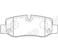 JURID 573798J Brake pad set