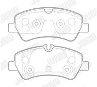 JURID 573836J Brake pad set