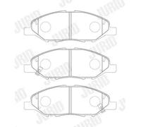 Brake pads 574049J JURID for NISSAN MICRA II MICRA III TIIDA Hatchback