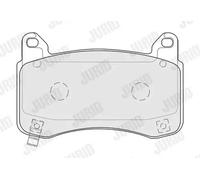 Brake pads 574068J JURID for TESLA MODEL 3