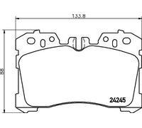 New Brake Pad Set, disc brake for LEXUS:LS,LS V,LS IV,LS Sedan 044650W110