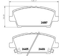 HELLA 8DB 355 006-911 Brake pad set
