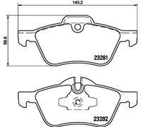 HELLA 8DB 355 009-171 Brake pad set