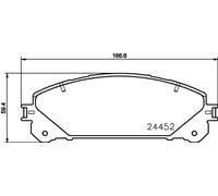 HELLA 8DB 355 015-461 Brake pad set