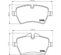 HELLA 8DB 355 016-041 Brake pad set