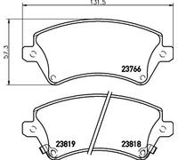 Hella Brake Pad Set 8DB 355 017-241 – Disc Brake for Toyota Corolla
