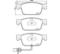 New Brake Pad Set, disc brake for AUDI AUDI (FAW):A5,A4 B9,A4L B9,A4 B9 Avant