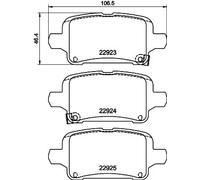 New Brake Pad Set, disc brake for BUICK (SGM) CHEVROLET CHEVROLET (SGM) HOLDEN