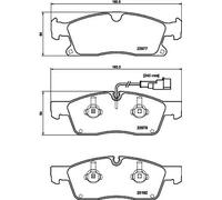 HELLA 8DB 355 039-871 Brake pad set