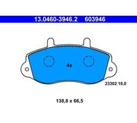 ATE Brake Pad Set 13.0460-3946.2 - Disc Brake for OPEL MOVANO / RENAULT / VAUXHALL